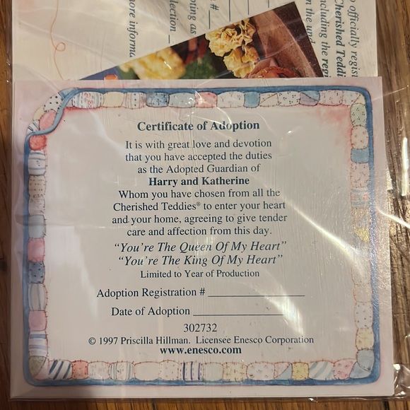 Cherished Teddies - Harry & Katherine figurines - Picture 3 of 3